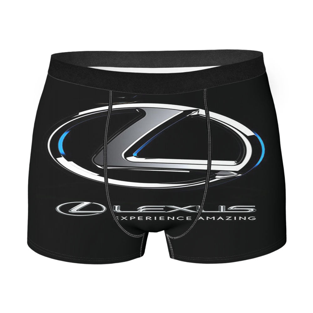Lexus Logo Black Men's Boxer Briefs