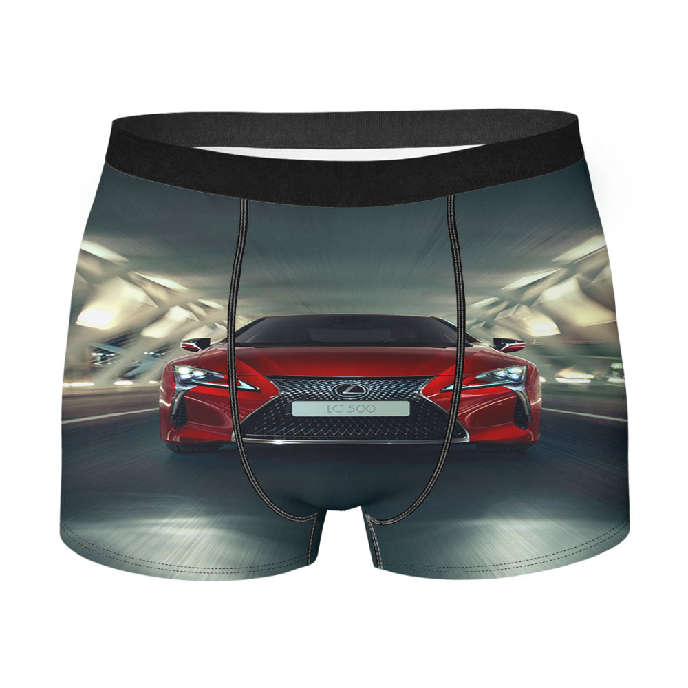 Lexus Red Car Logo Men's Boxer Briefs