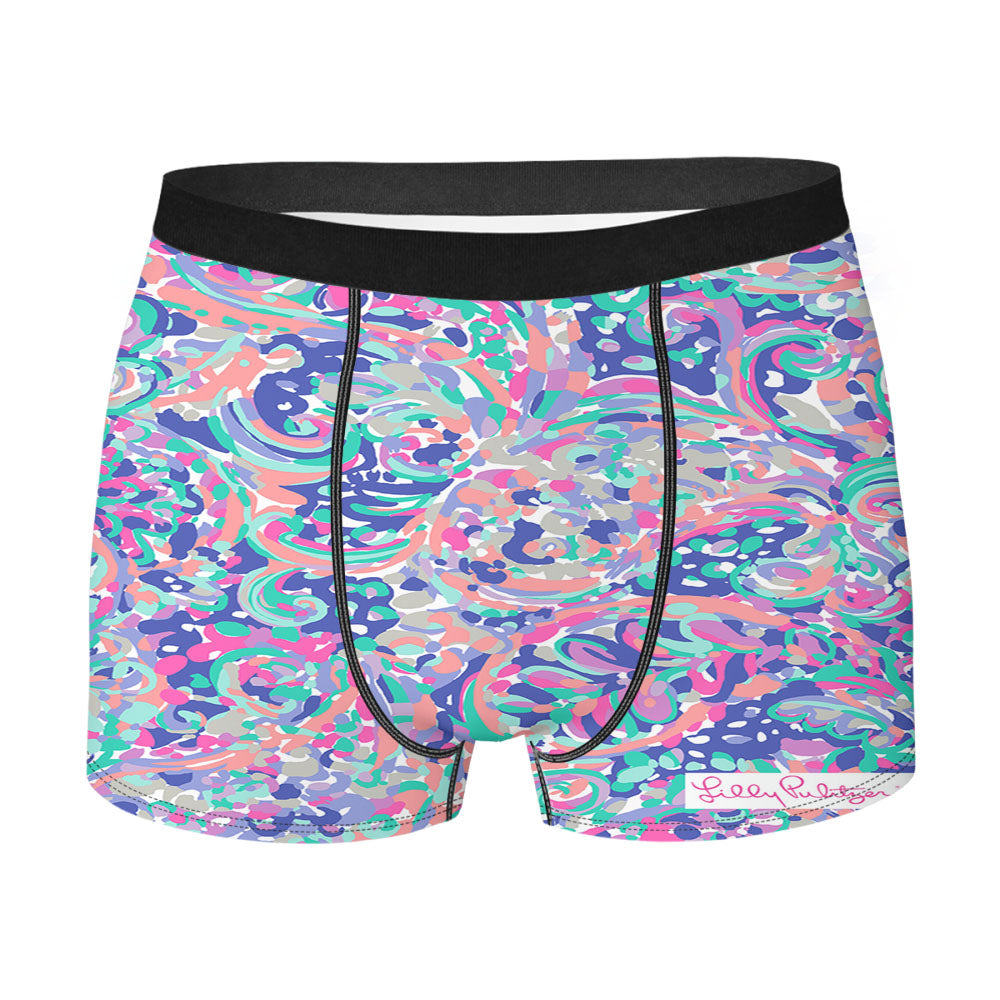 Lilly Pulitzer Background Men's Boxer Briefs
