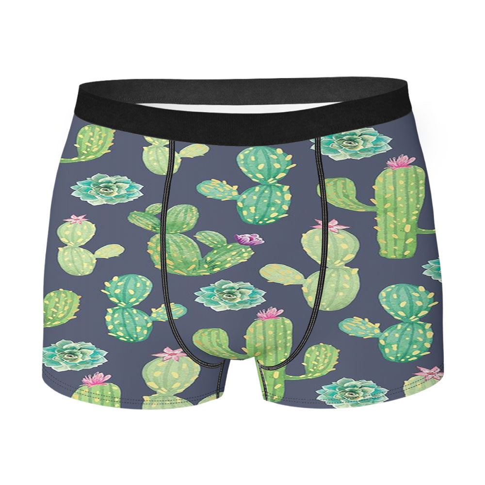Lilly Pulitzer Cactus Pattern Men's Boxer Briefs