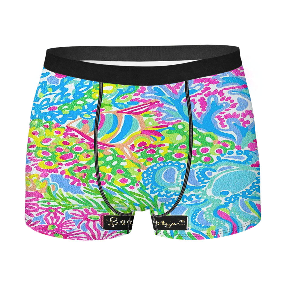 Lilly Pulitzer Coral Lovers Men's Boxer Briefs