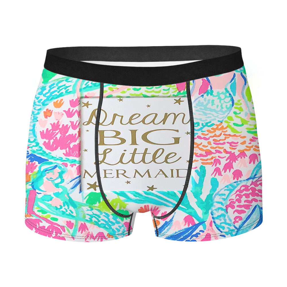 Lilly Pulitzer Dream Big Little Mermaid Men's Boxer Briefs