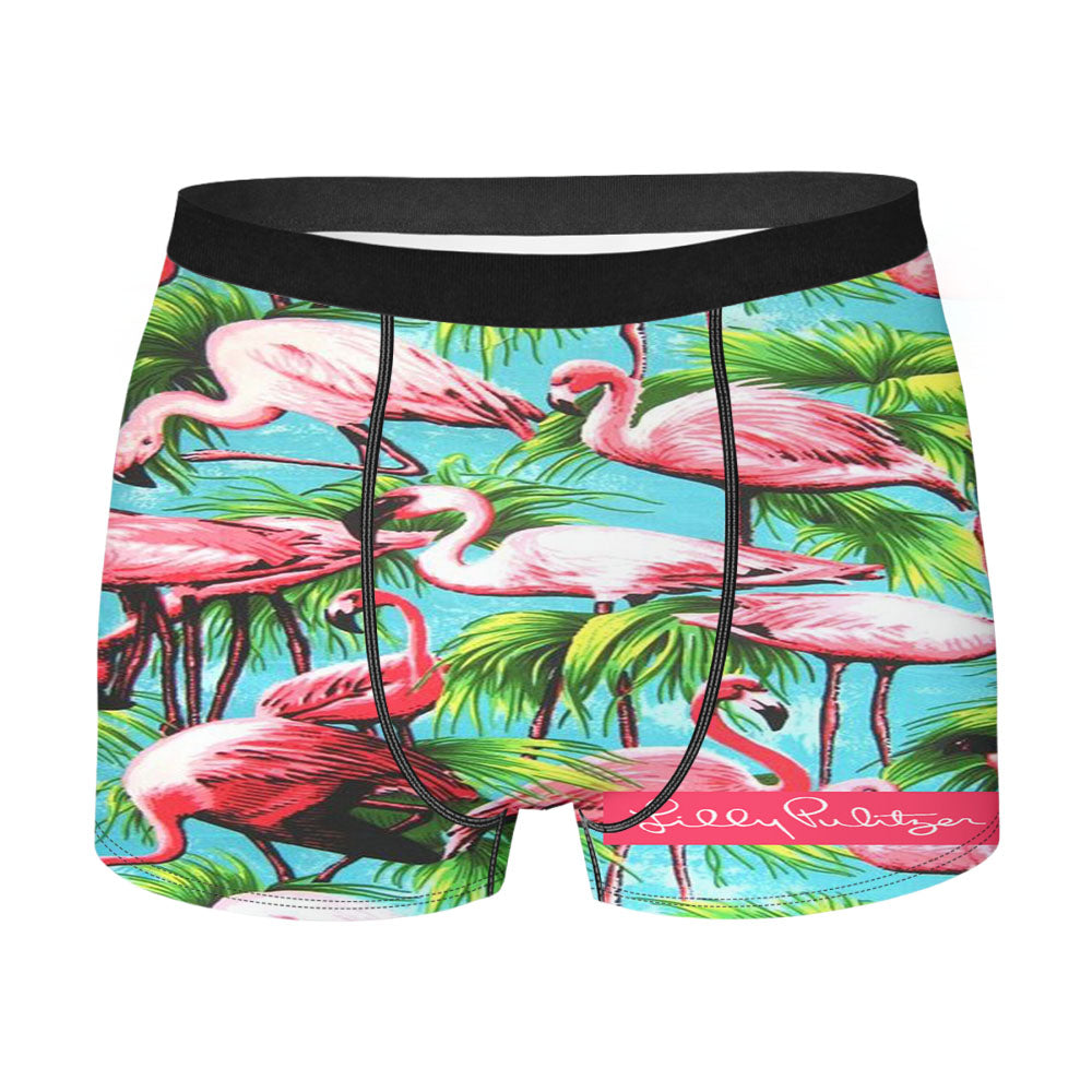 Lilly Pulitzer Flamingo Island Men's Boxer Briefs