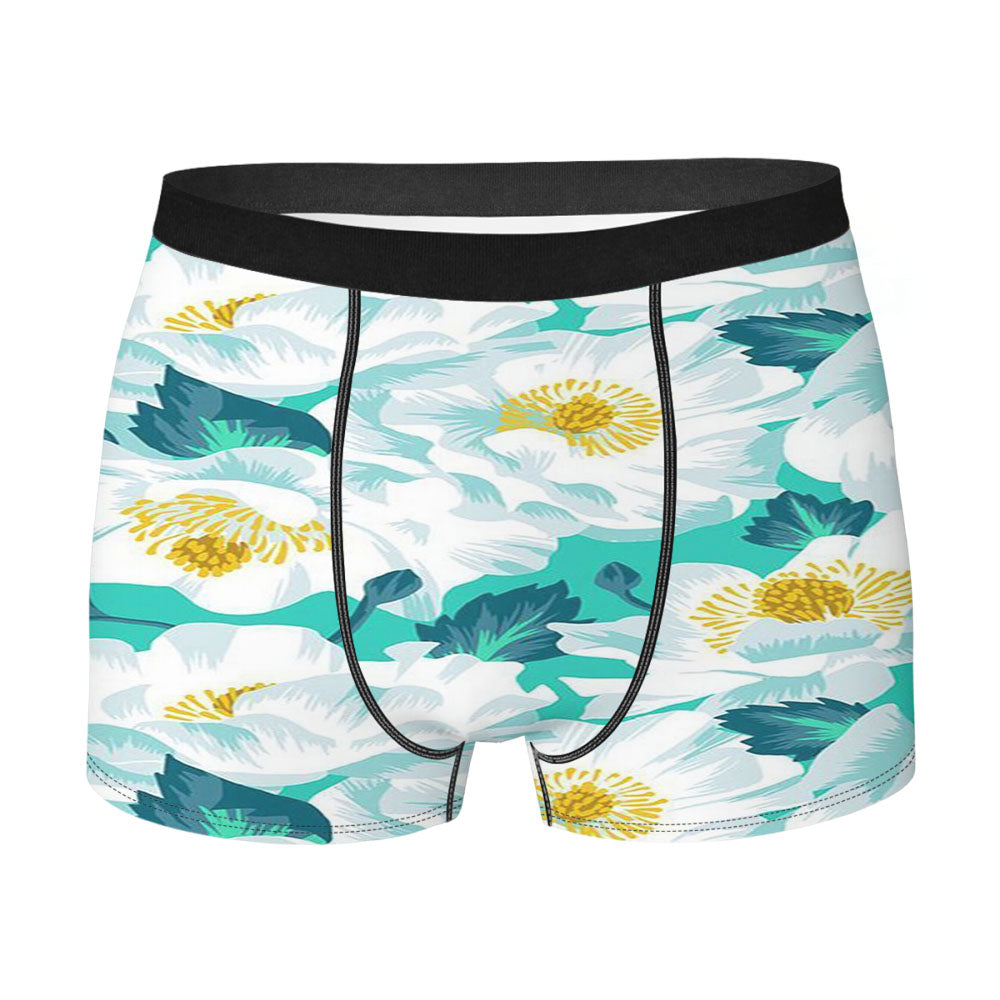 Lilly Pulitzer Flowers Pattern Pai Men's Boxer Briefs