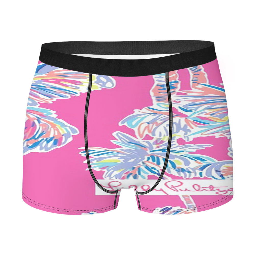 Lilly Pulitzer Palm Trees Men's Boxer Briefs