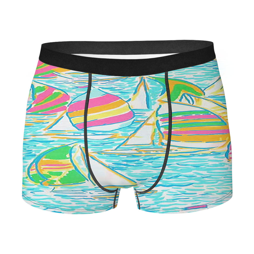 Lilly Pulitzer Sailboat Men's Boxer Briefs