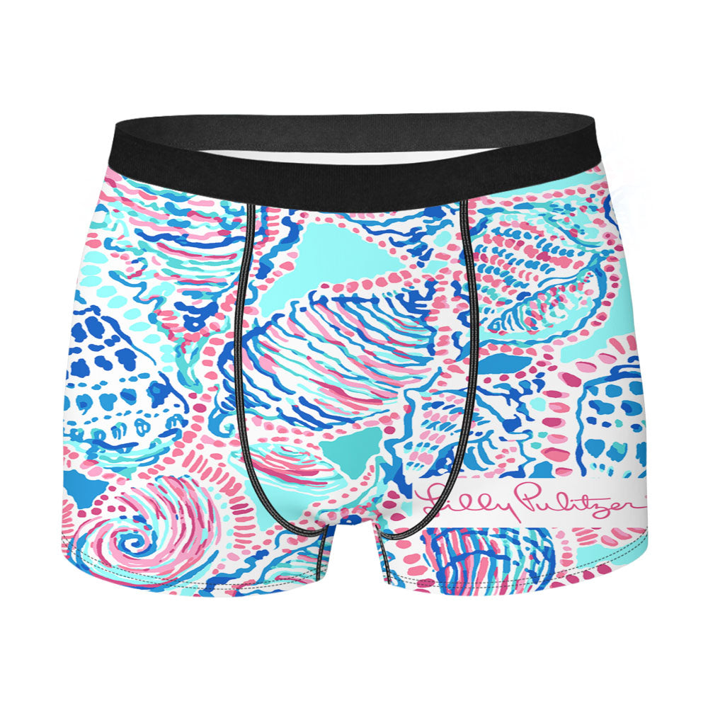 Lilly Pulitzer Shell Me About It Men's Boxer Briefs