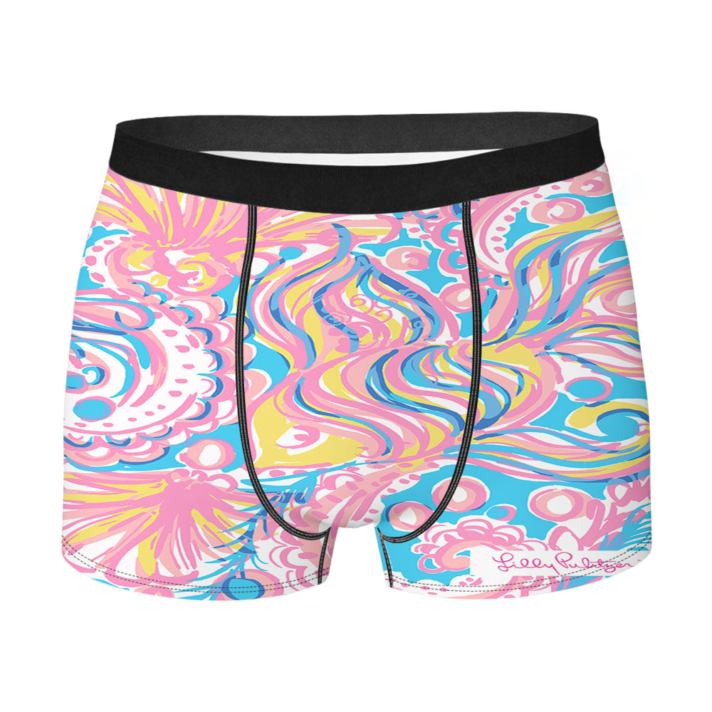 Lilly Pulitzer Summer Shells Men's Boxer Briefs