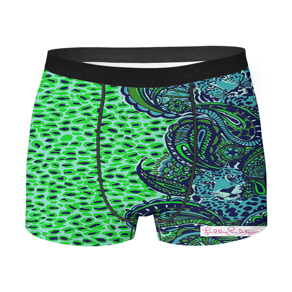 Little Green Bungalow Lilly Pulitzer Men's Boxer Briefs