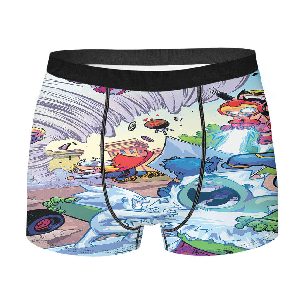 Little Marvel War 2 Men's Boxer Briefs