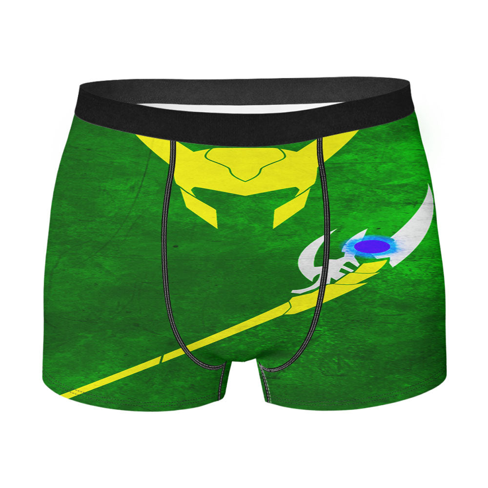 Loki Marvel Villain Vector Men's Boxer Briefs