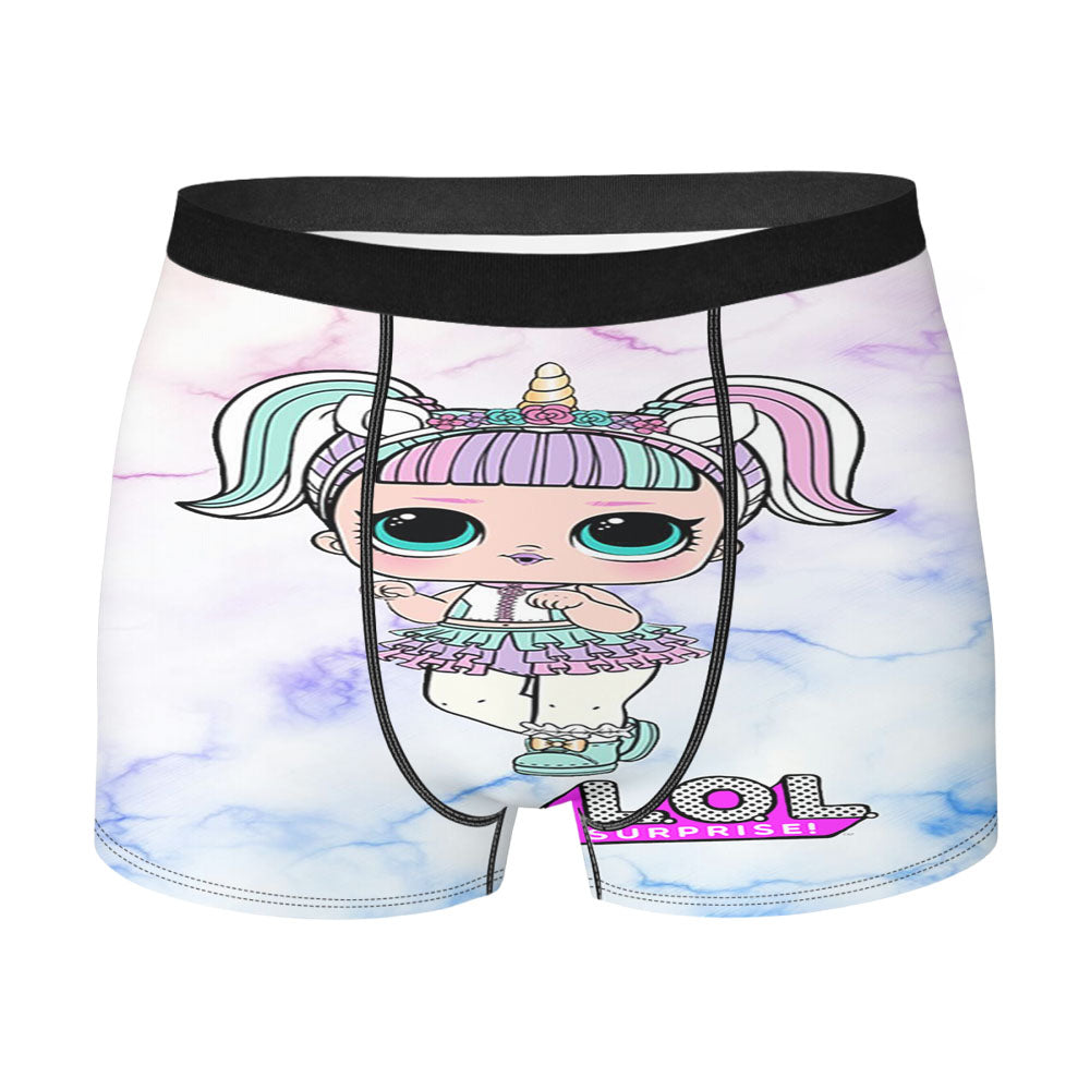 Lol Surprise Doll Unicorn Popular Marble Men's Boxer Briefs