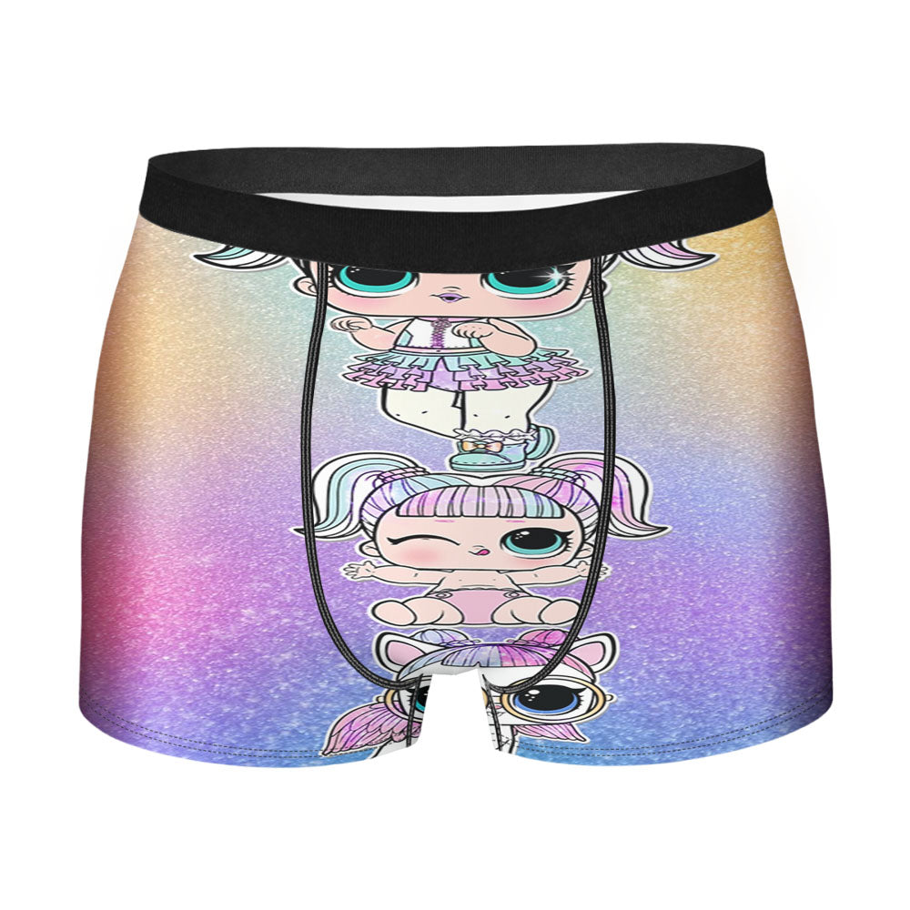 Lol Surprise X Unicorn Doll Men's Boxer Briefs