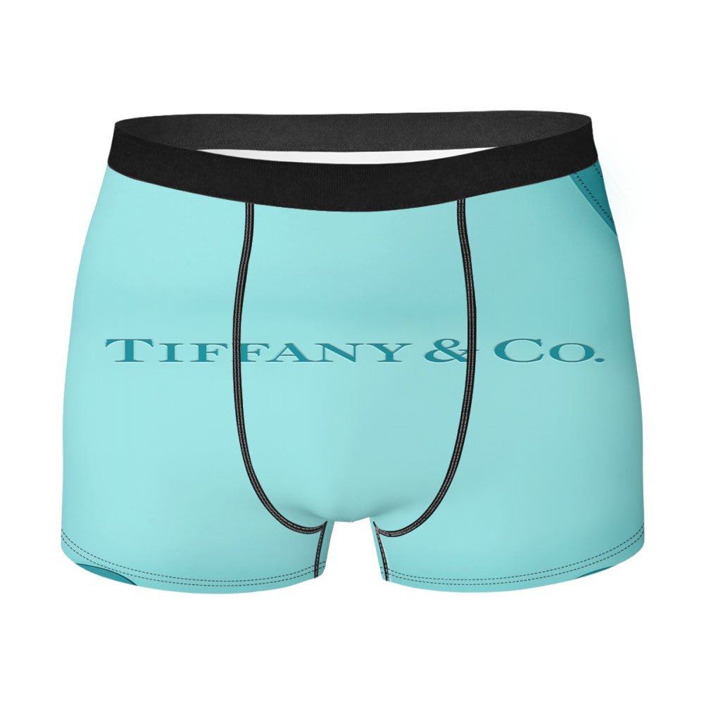 London Blue Square Trunk Bag Tiffany And Co Men's Boxer Briefs