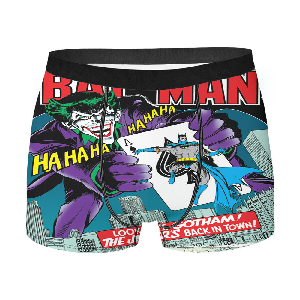 Look Out Gotham The Jokers Back In Town Men's Boxer Briefs