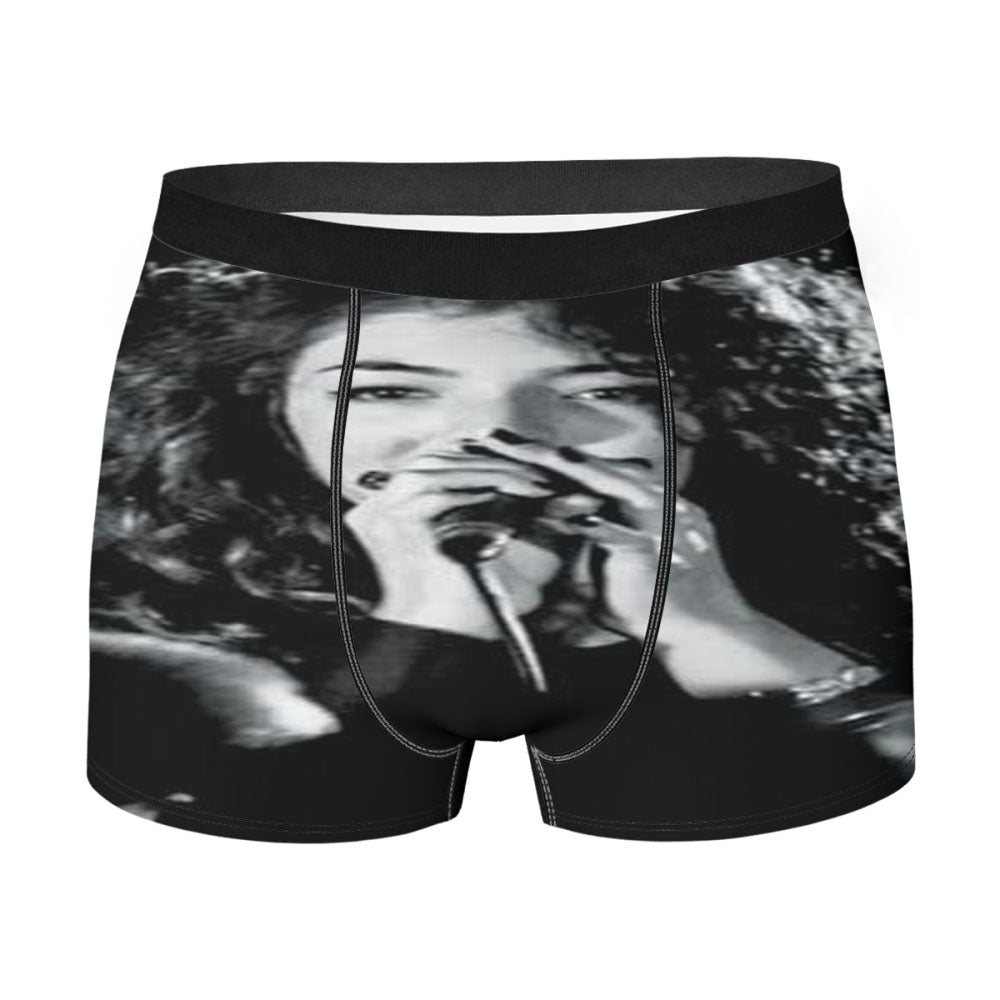 Lorde Singing Men's Boxer Briefs