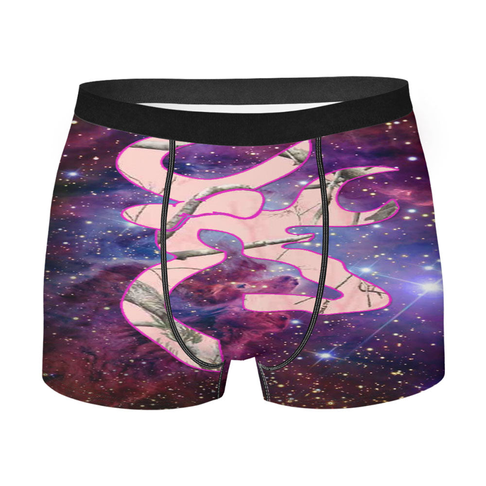 Love Browning Deer Camo Girl 4 Men's Boxer Briefs