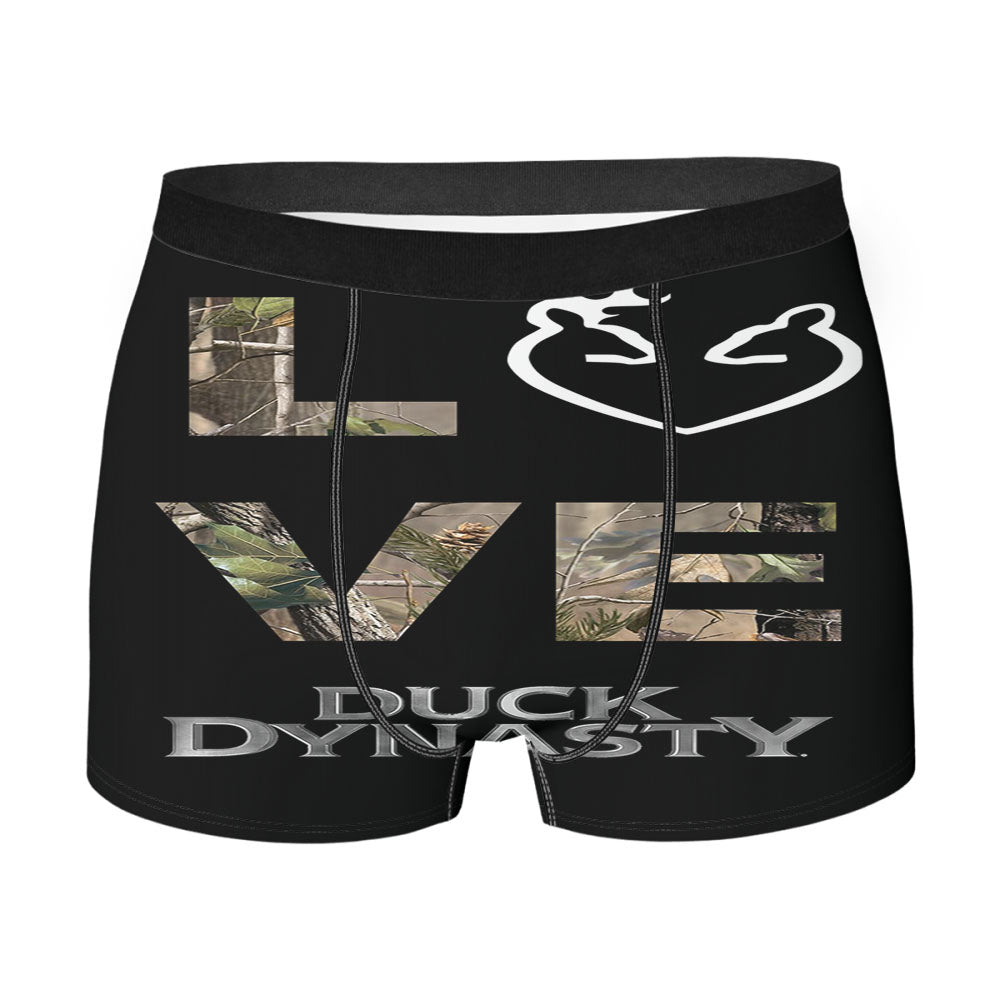 Love Browning Deer Duck Dynasty Men's Boxer Briefs