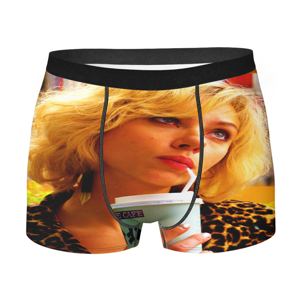 Lucy Scarlett Johansson Men's Boxer Briefs