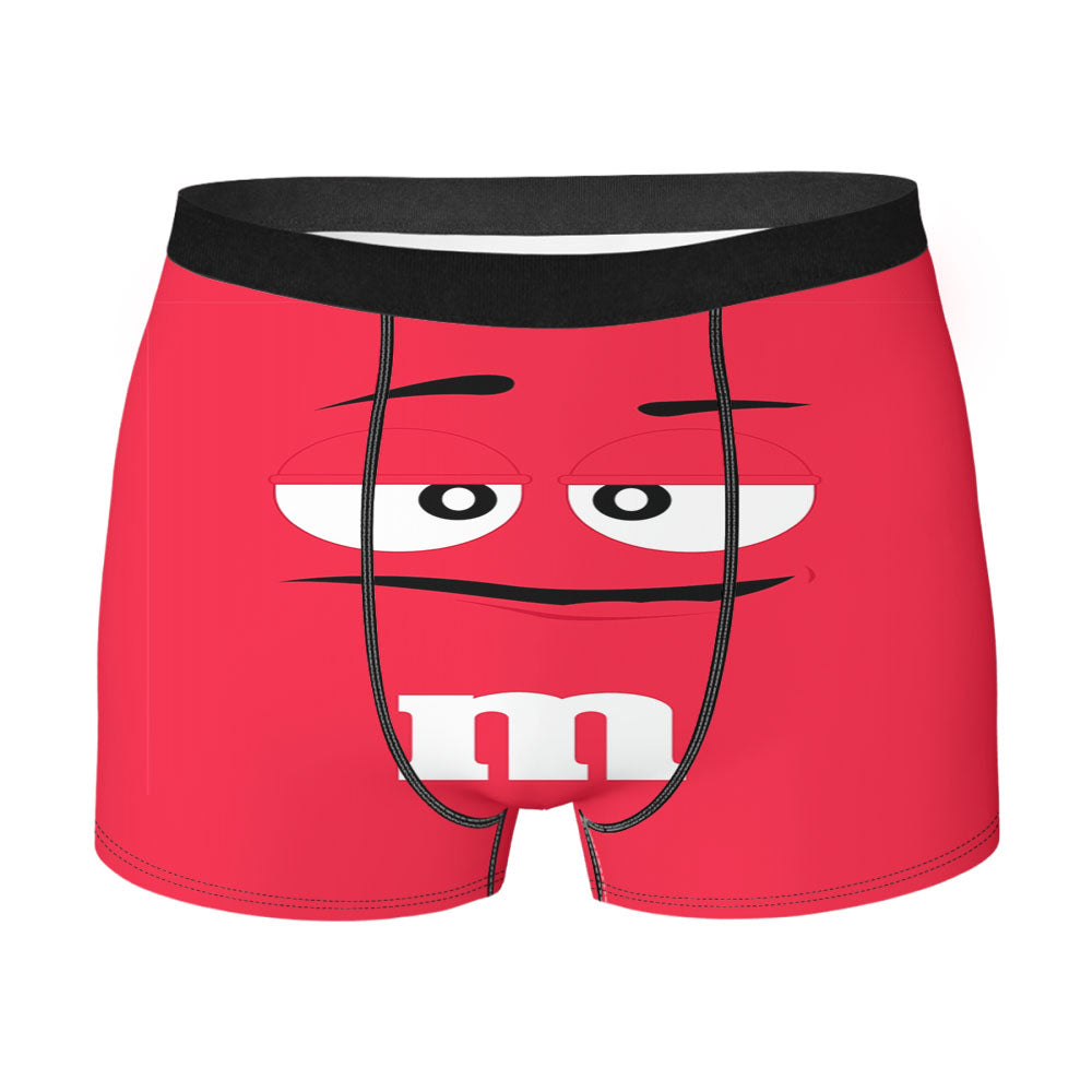 M&M Red Face Boring Men's Boxer Briefs