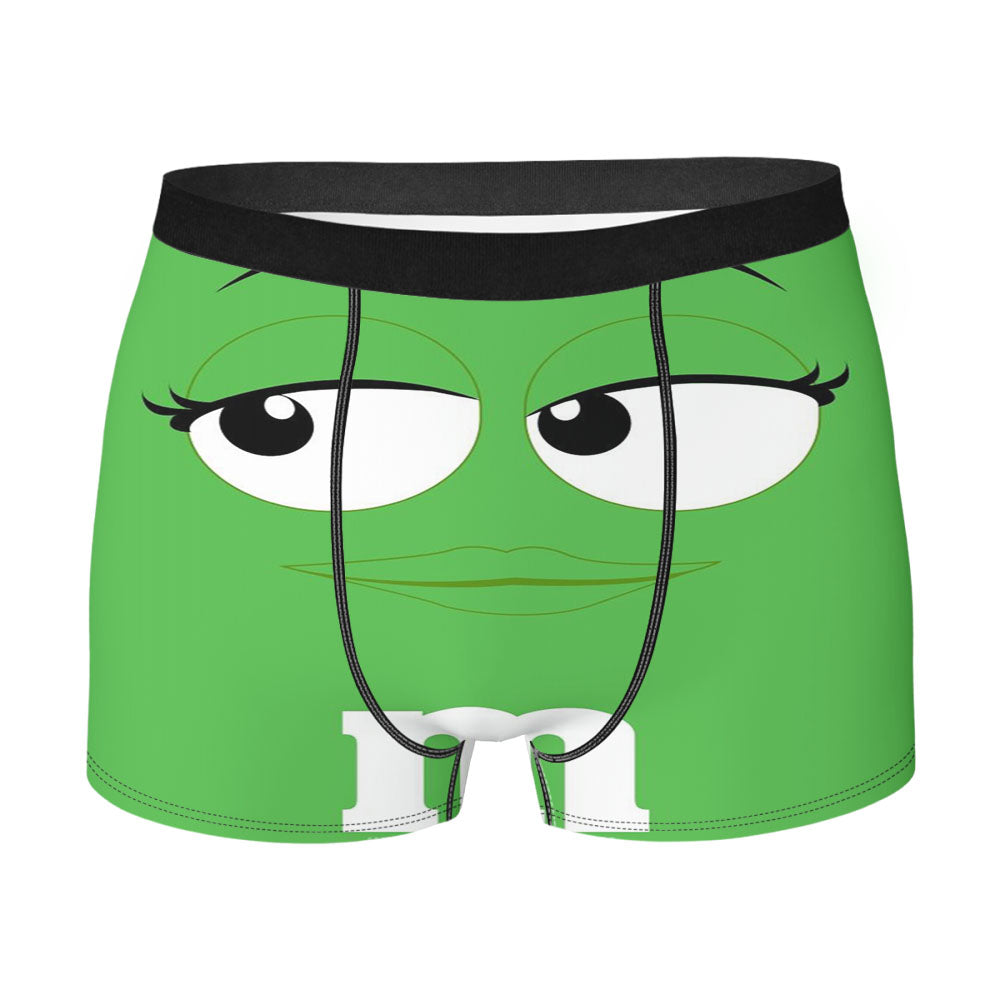 M&M'S Green  Men's Boxer Briefs