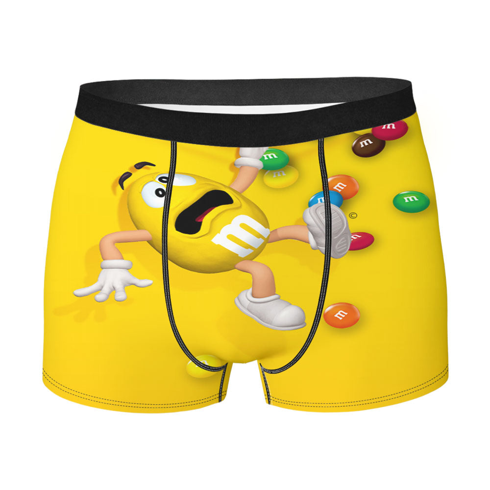 M&M'S Yellow Character Men's Boxer Briefs