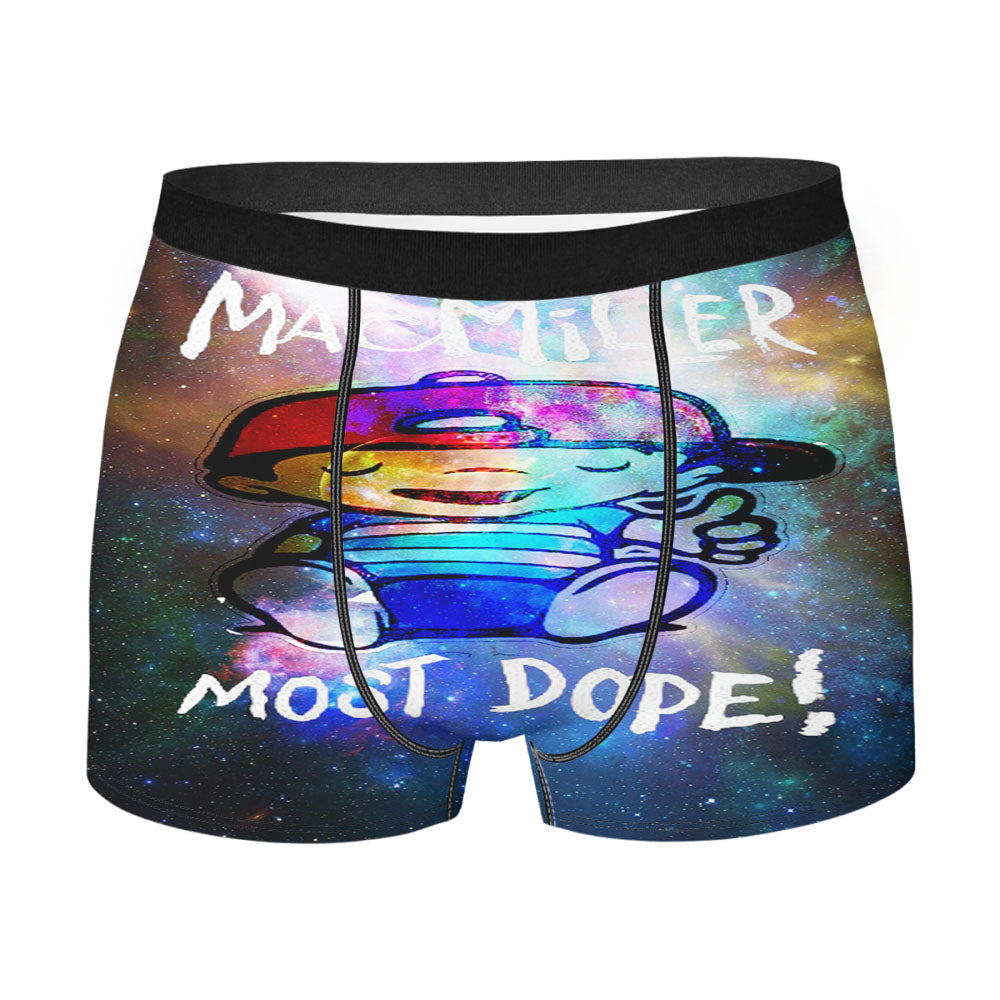 Mac Miller Most Dope Galaxy Nebula Men's Boxer Briefs