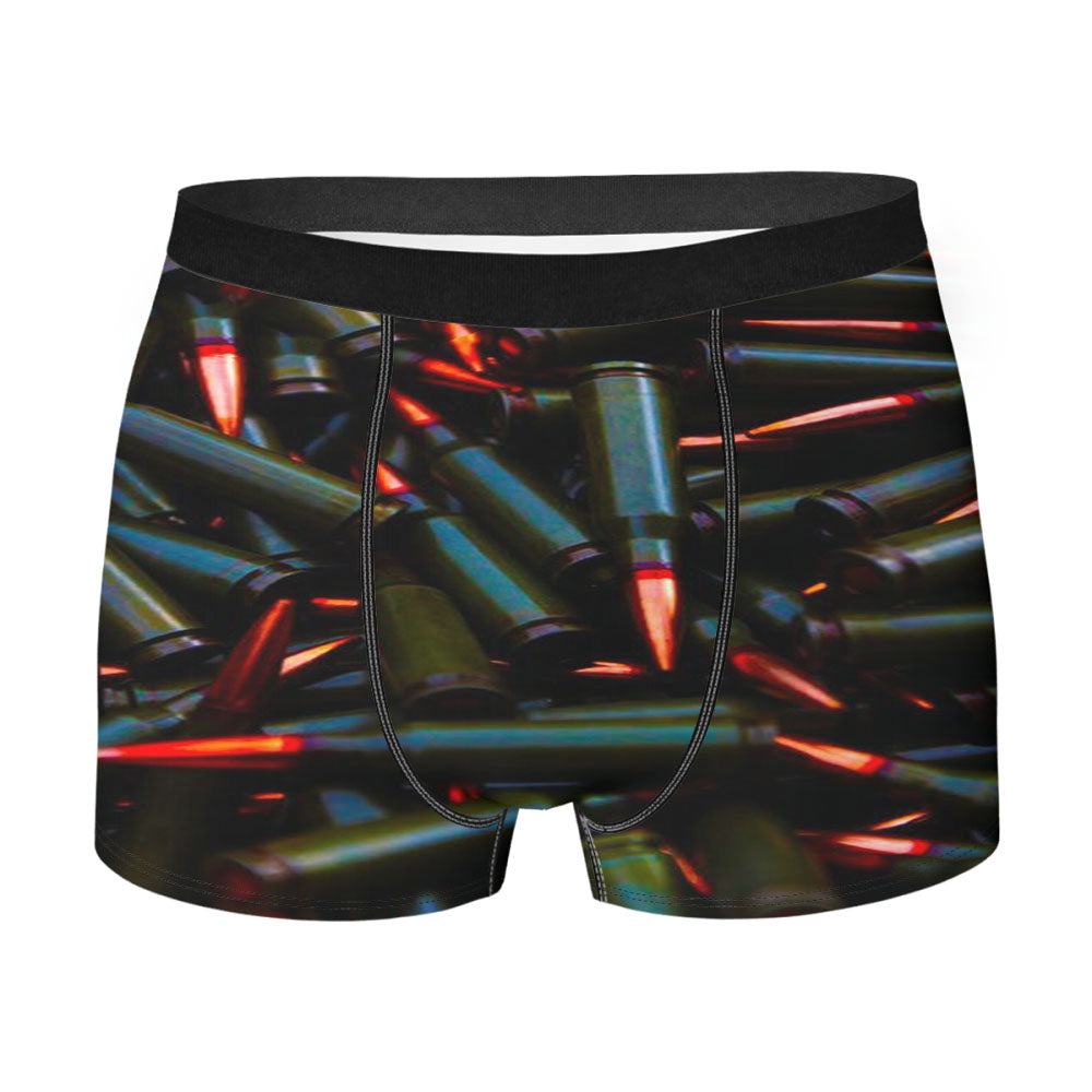 Machine Gun Bullets Men's Boxer Briefs