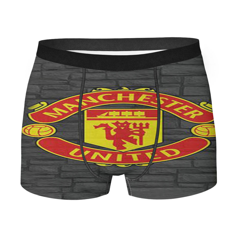 Manchester United Fc Logo Men's Boxer Briefs