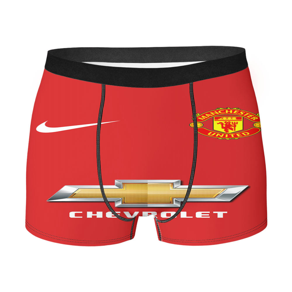 Manchester United Fc Nike Chevrolet Men's Boxer Briefs