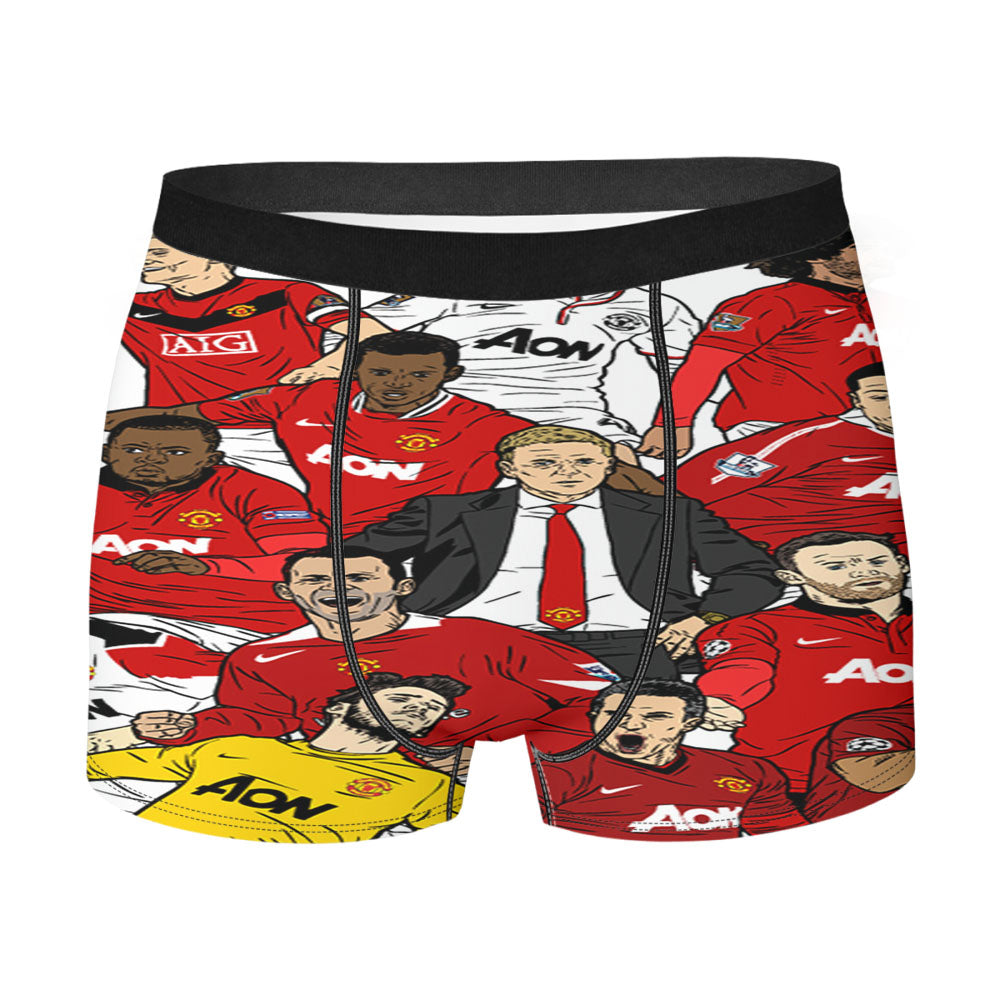 Manchester United Player Men's Boxer Briefs