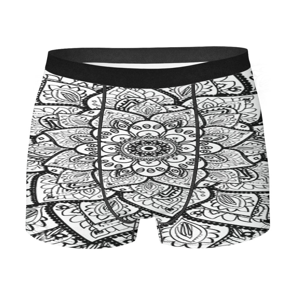Mandala Flower Men's Boxer Briefs