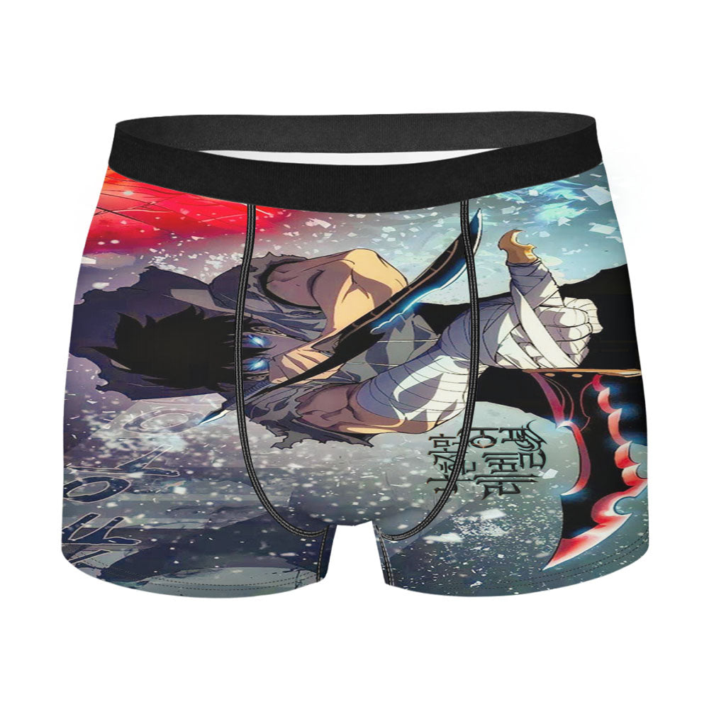 Manhwa Solo Leveling Sung Jin Woo Level S Men's Boxer Briefs