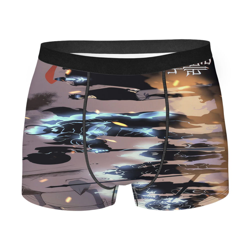 Manhwa Solo Leveling Sung Jin Woo Shadow Army Men's Boxer Briefs