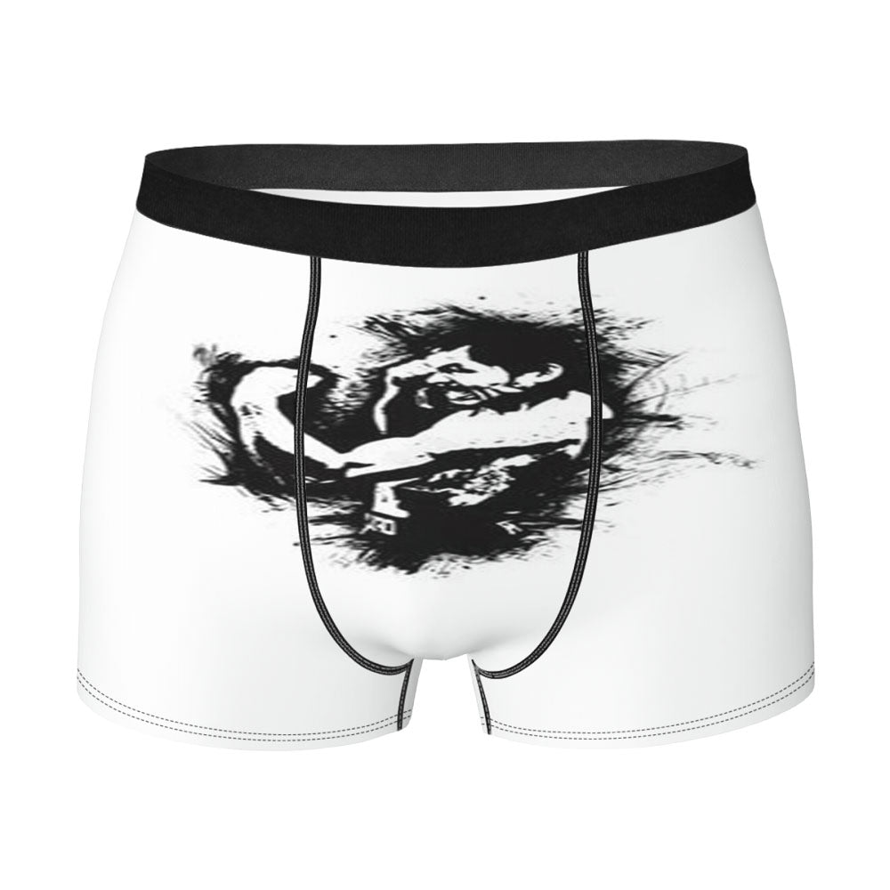 Manny Pacquiao Art Black Men's Boxer Briefs