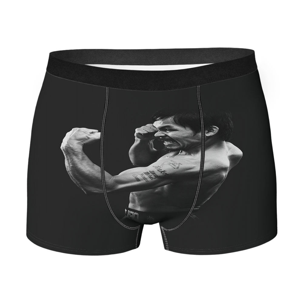Manny Pacquiao Dark Boxing Legend- Men's Boxer Briefs