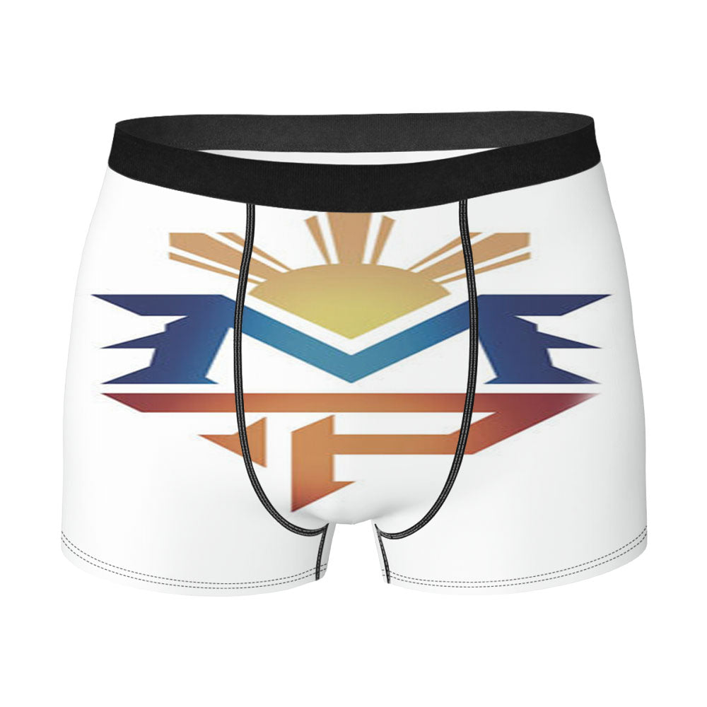 Manny Pacquiao Logo Ranbow Men's Boxer Briefs