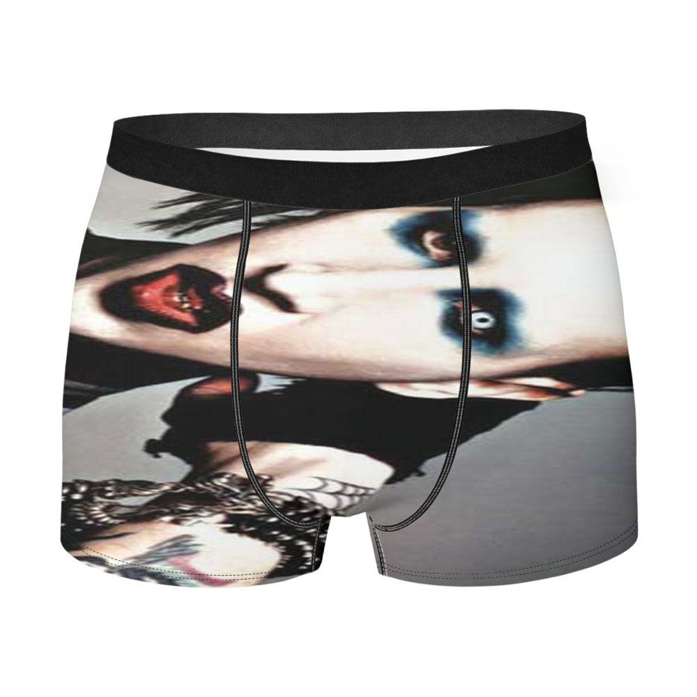 Marilyn Manson Makeup Men's Boxer Briefs