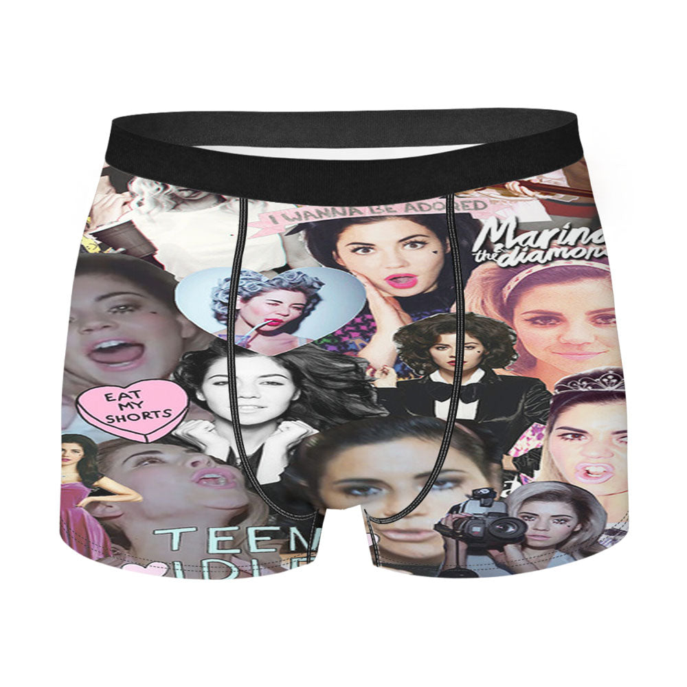 Marina And The Diamonds Collage Men's Boxer Briefs