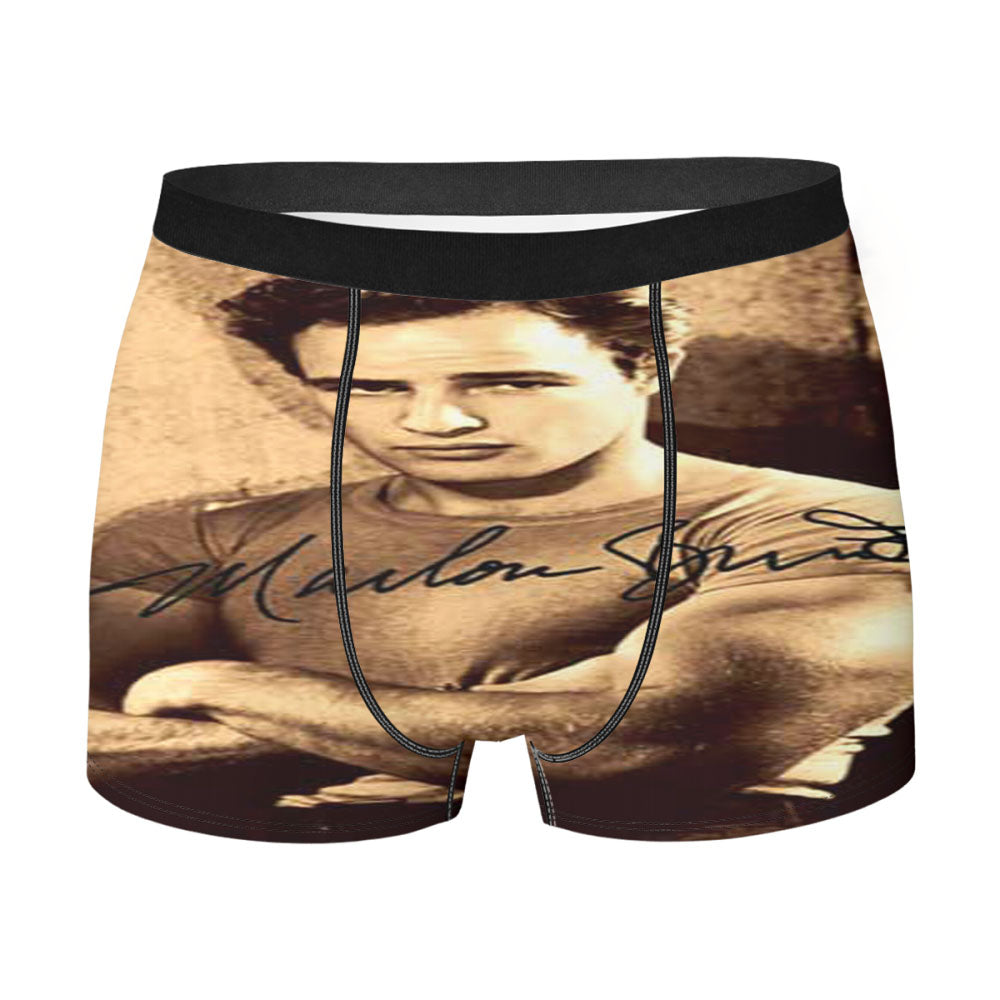 Marlon Brando Young Sepia Men's Boxer Briefs