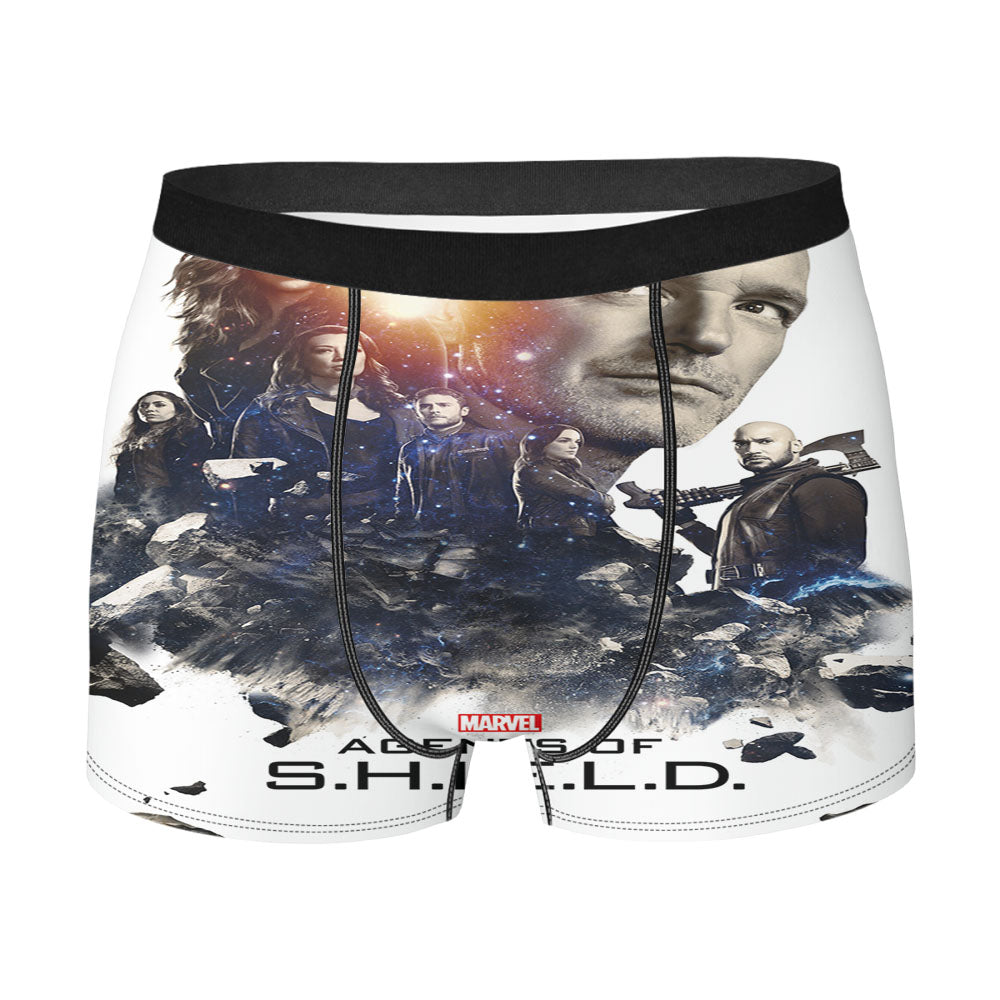 Marvel Agents Of Shield Poster Men's Boxer Briefs