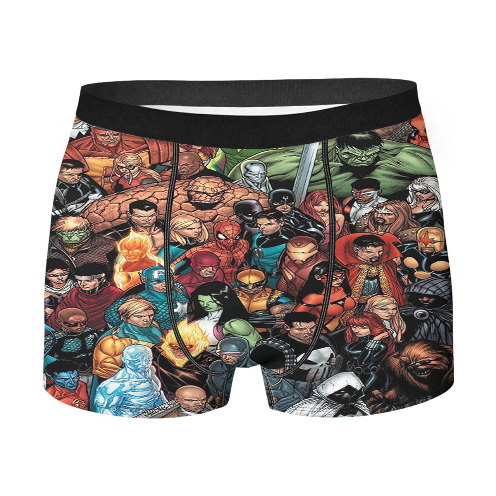 Marvel All Character Men's Boxer Briefs