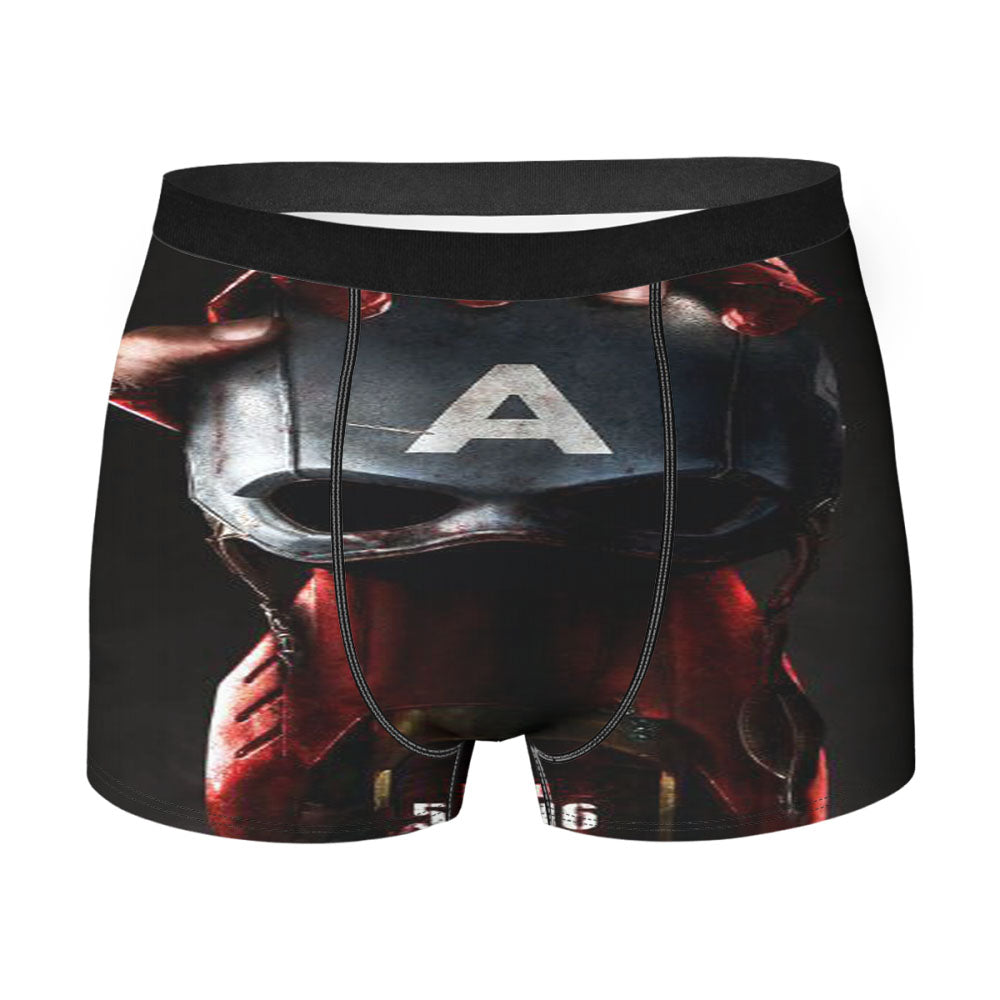 Marvel Captain America And Iron Man Men's Boxer Briefs