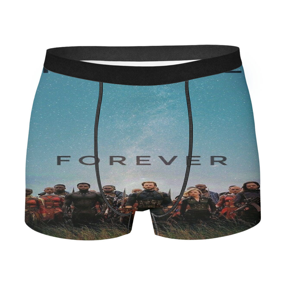 Marvel Forever Army Wallpaper Men's Boxer Briefs