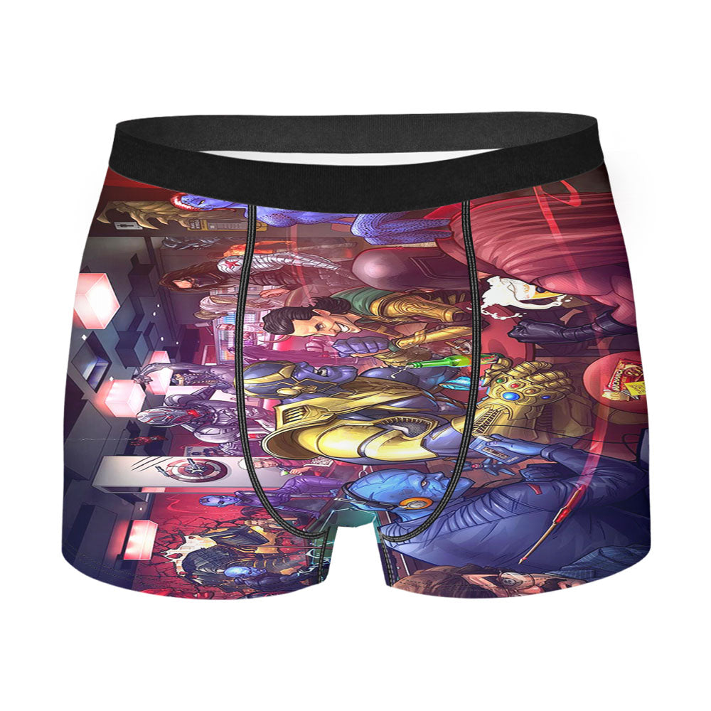 Marvel Star Bar All Character Men's Boxer Briefs