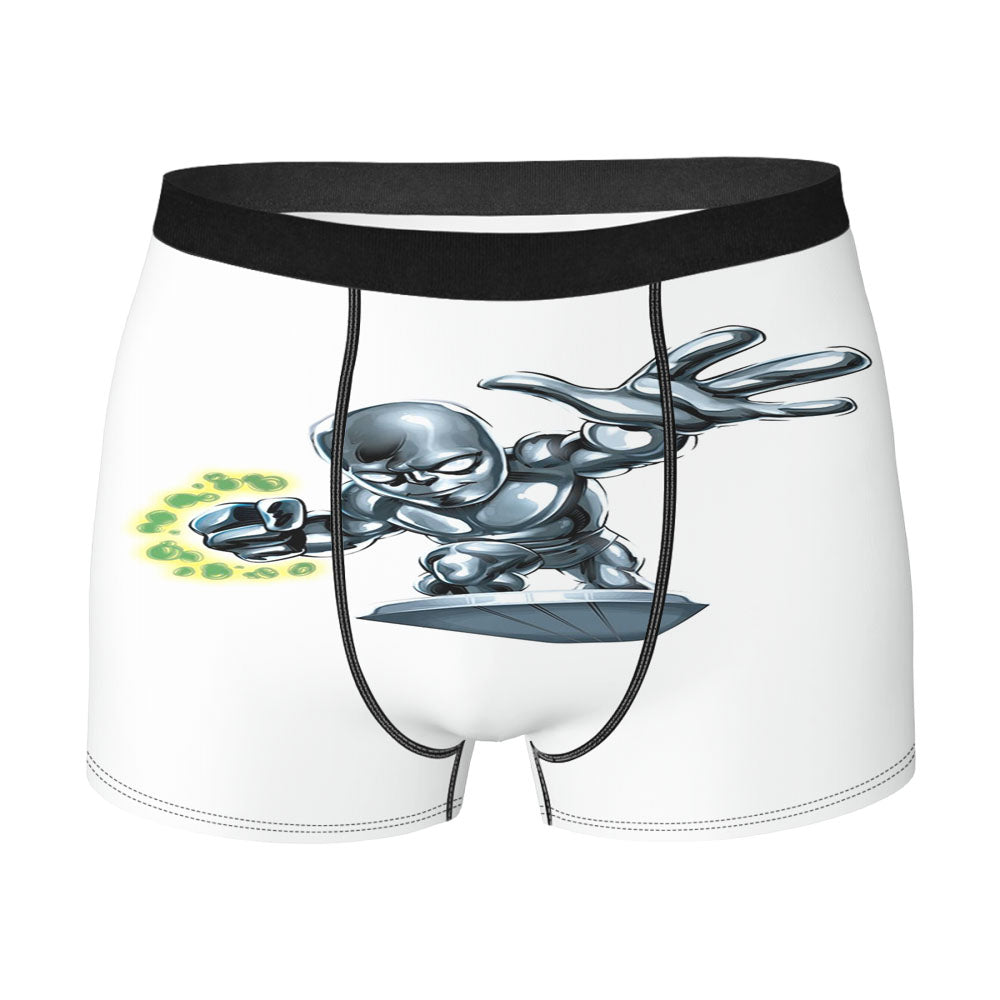 Marvel Super Hero Squad Chibi Silver Surfer Men's Boxer Briefs