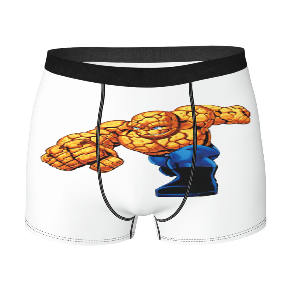 Marvel Super Hero Squad Chibi The Thing Rock Men's Boxer Briefs