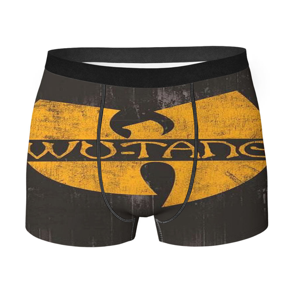 Wutang Clan Wood Pattern Texture Style Men's Boxer Briefs