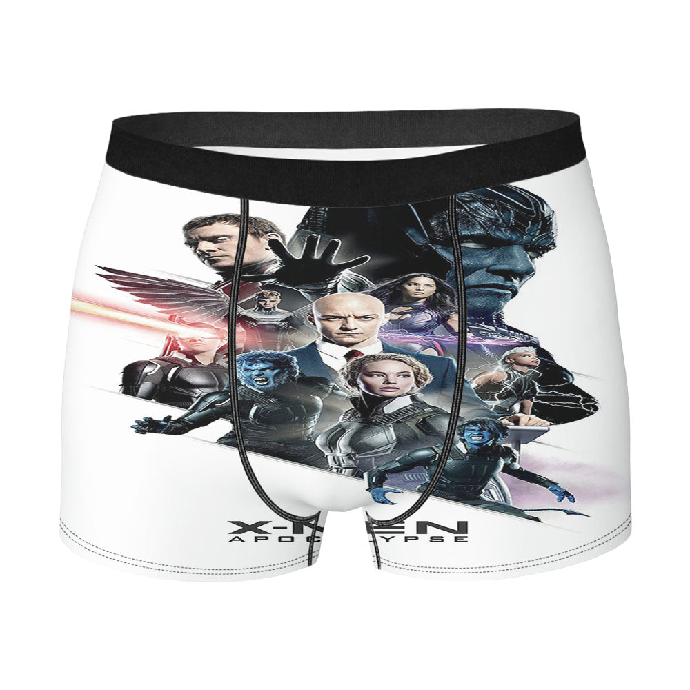 X Men Apocalypse White Poster Fanart Men's Boxer Briefs