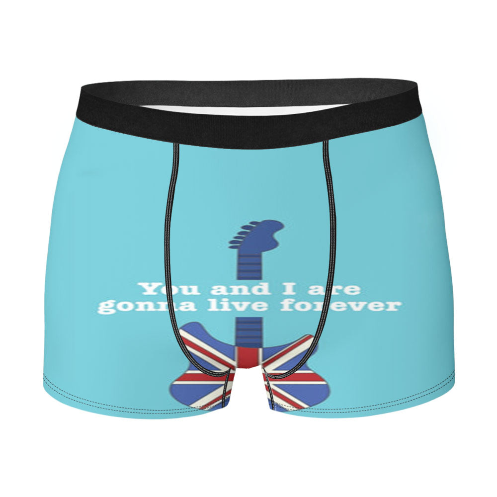 You And I Are Gonna Live Forever Men's Boxer Briefs